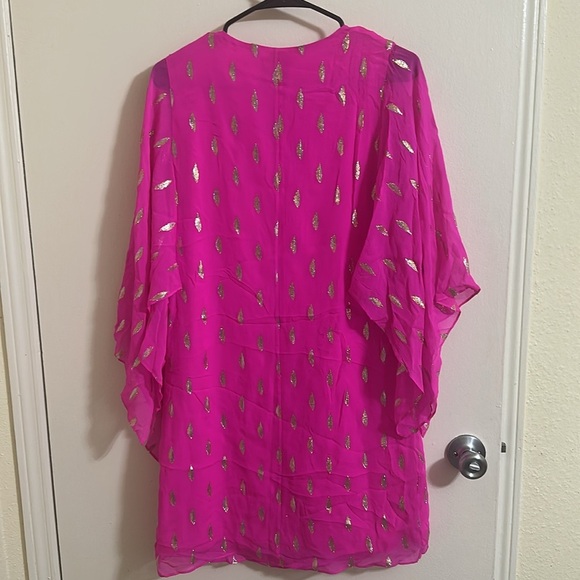 EUC Lilly Pulitzer Shalynn Silk Caftan - Picture 5 of 5